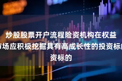 炒股股票开户流程险资机构在权益市场应积极挖掘具有高成长性的投资标的