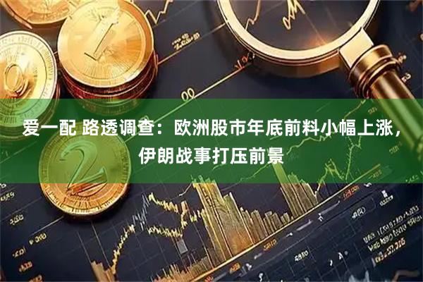 爱一配 路透调查：欧洲股市年底前料小幅上涨，伊朗战事打压前景