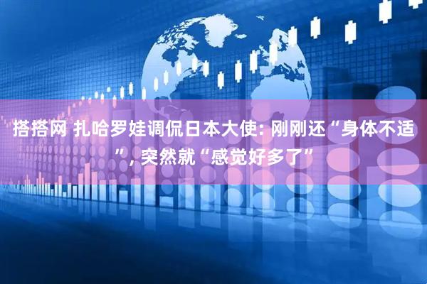 搭搭网 扎哈罗娃调侃日本大使: 刚刚还“身体不适”, 突然就“感觉好多了”